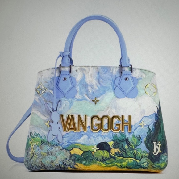 Louis Vuitton Montaigne Masters Collection Jeff Koons Van Gogh Handbag - Picture 11 of 11